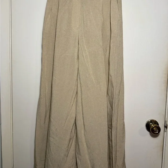 Alexandre Vauthier Sand Palazzo pants - Picture 2 of 4